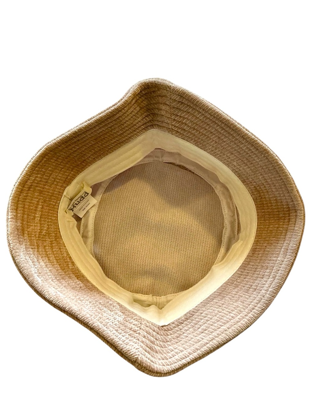 Mudd Corduroy Bucket Hat - Tan Beige - Picture 5 of 6